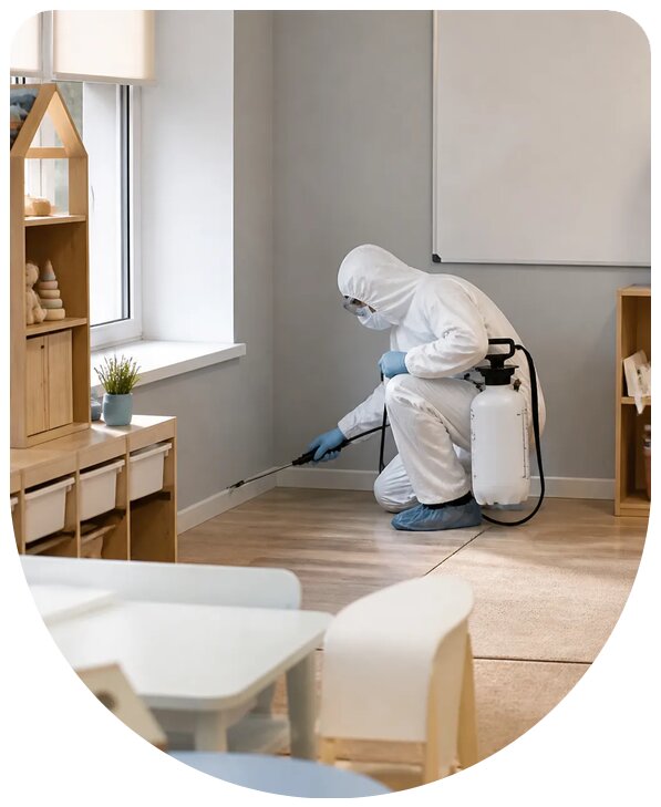Профессиональная дезинсекция детского сада в Верхней Пышме